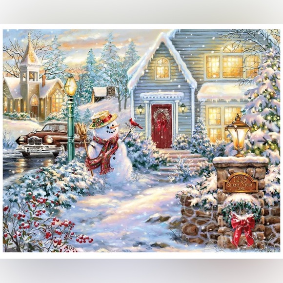 Springbok Silent Night Lane Puzzle 1000pcs brand new no missing pieces - Picture 4 of 4